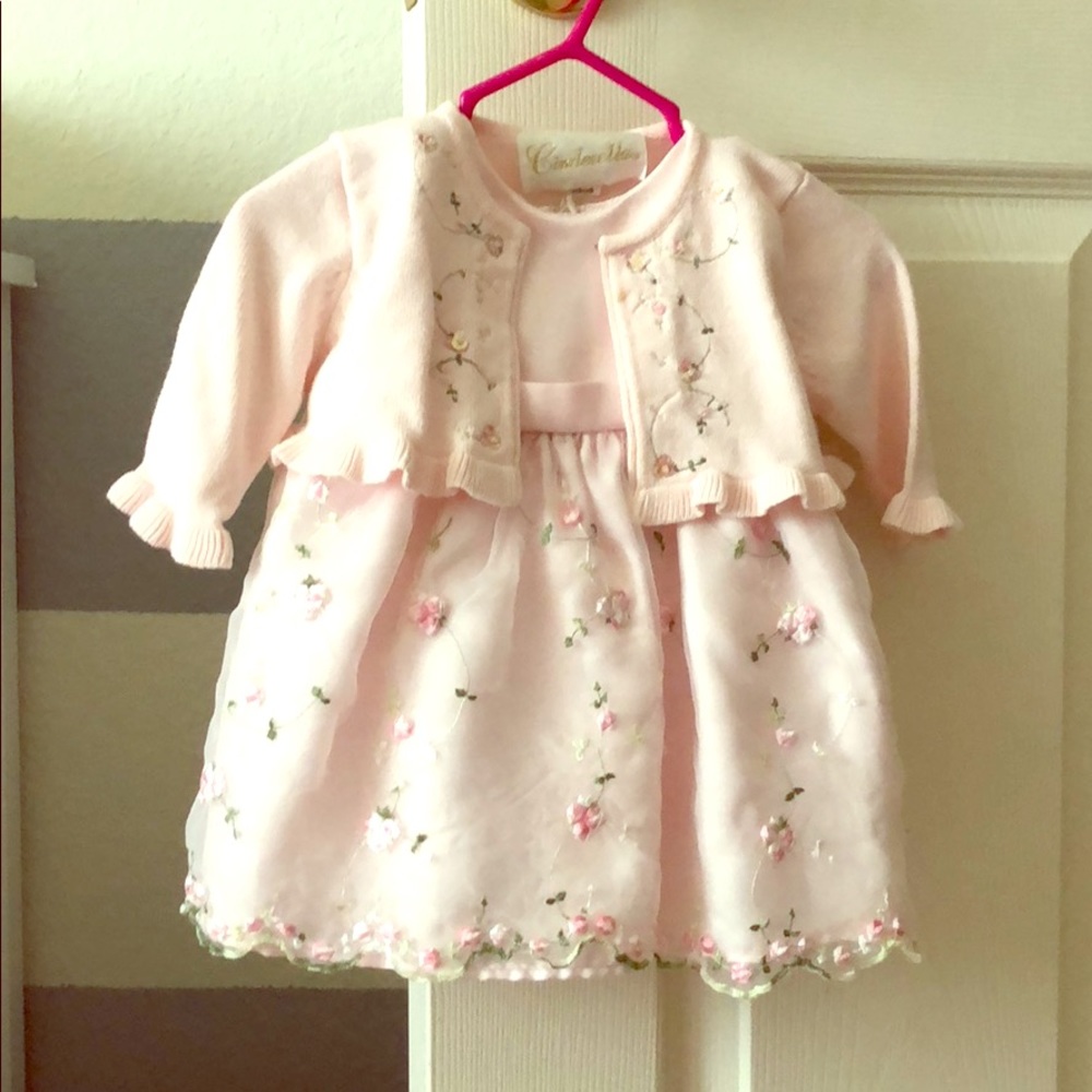 Pink Cinderella infant dress